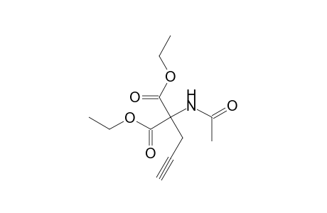 Diethyl 2-(acetylamino)-2-(2-propynyl)malonate