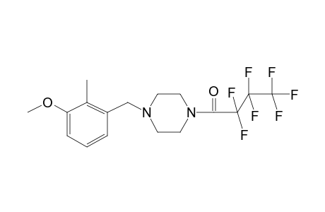 2,2,3,3,4,4,4-Heptafluoro-1-(4-(3-methoxy-2-methylbenzyl)piperazin-1-yl)butan-1-one