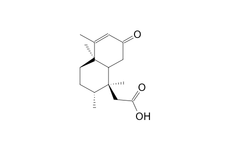 1-NAPHTHALENEACETIC-7-OXO-1,2,3,4,4A,7,8,8A-OCTAHYDRO-1,2,4A,5-TETRAMETHYL ACID