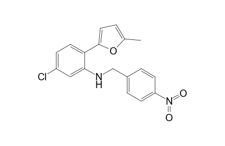 5-Chloro-2-(5-methyl-2-furyl)-N-(4-nitrobenzyl)aniline