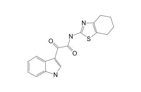 Acetamide, 2-(1H-indol-3-yl)-2-oxo-N-(4,5,6,7-tetrahydrobenzothiazol-2-yl)-