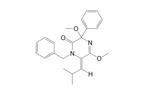 (Z)-1-BENZYL-6-ISOBUTYLIDENE-3,5-DIMETHOXY-3-PHENYL-3,6-DIHYDROPYRAZIN-2(1H)-ONE