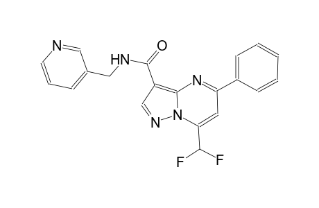 7-(difluoromethyl)-5-phenyl-N-(3-pyridinylmethyl)pyrazolo[1,5-a]pyrimidine-3-carboxamide
