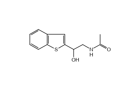 N-[2-(benzo[b]thien-2-yl)-2-hydroxyethyl]acetamide