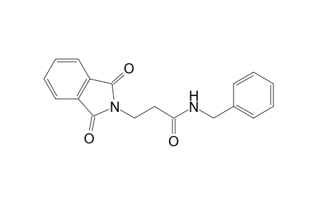 3-(1,3-dioxo-2-isoindolyl)-N-(phenylmethyl)propanamide