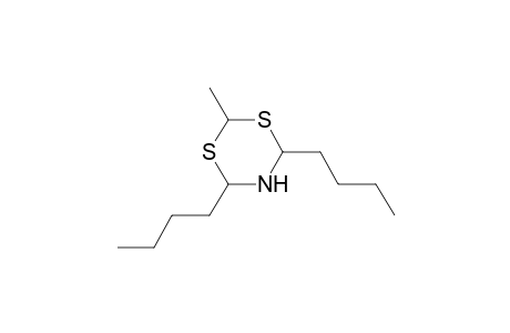 5,6-Dihydro-4,6-dibutyl-2-methyl-4H1,3,5-dithiazine
