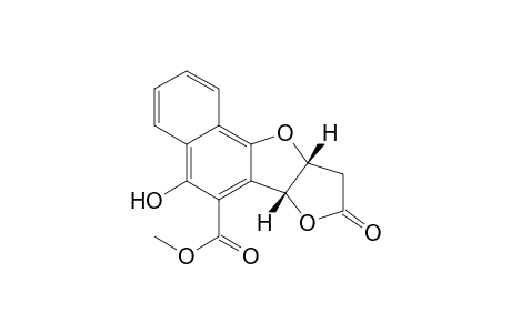 Methyl cis-5-Hydroxy-8-oxo-6b,8,9,9a-tetrahydrofuro[3,2-b]naphtho[2,1-d]furan-6-carboxylate