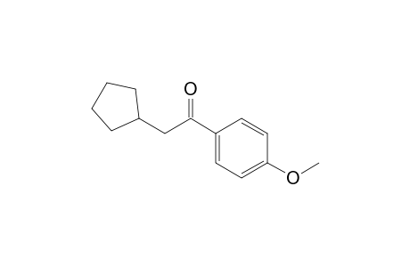 2-cyclopentyl-1-(4-methoxyphenyl)ethanone