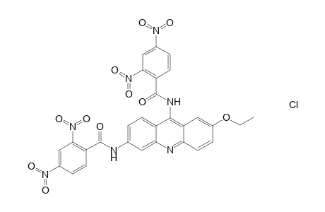 2-Ethoxy-6,9-di(2,4-dinitrobenzamido)acridine hydrochloride