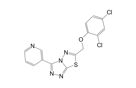 6-[(2,4-dichlorophenoxy)methyl]-3-(3-pyridinyl)[1,2,4]triazolo[3,4-b][1,3,4]thiadiazole