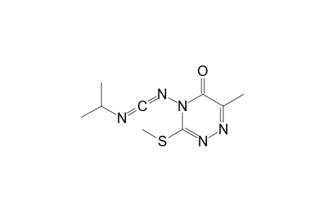 N-Isopropyl-N'-(6-methyl-3-methylthio-5-oxo-4,5-dihydro-1,2,4-triazin-4-yl)carbodiimide