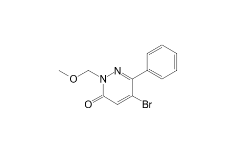 5-Bromo-2-(methoxymethyl)-6-phenylpyridazin-3-one