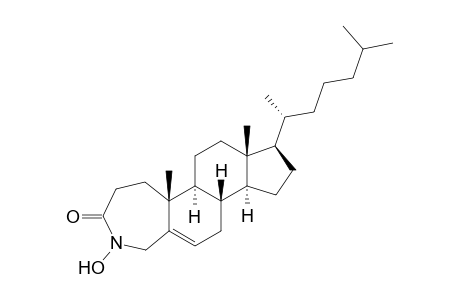 4-Aza-A-homocholest-5-en-3-one, 4-hydroxy-