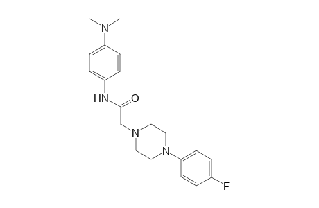 1-piperazineacetamide, N-[4-(dimethylamino)phenyl]-4-(4-fluorophenyl)-