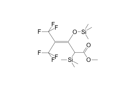 5,5,5-TRIFLUORO-3-TRIMETHYLSILYLOXY-2-TRIMETHYLSILYL-4-TRIFLUOROMETHYL-3-PENTENOIC ACID, METHYL ESTER