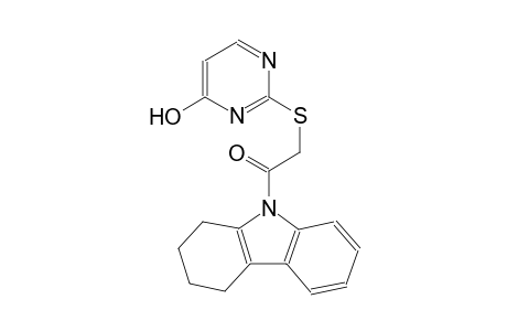 2-{[2-oxo-2-(1,2,3,4-tetrahydro-9H-carbazol-9-yl)ethyl]sulfanyl}-4-pyrimidinol