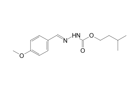 3-(p-Methoxybenzylidene)carbazic acid, isopentyl ester