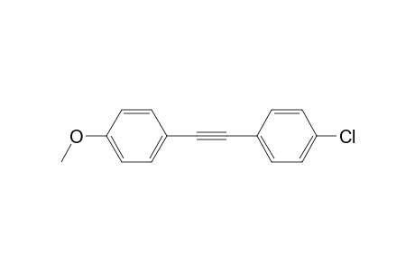 1-Chloro-4-((4-methoxyphenyl)ethynyl)benzene