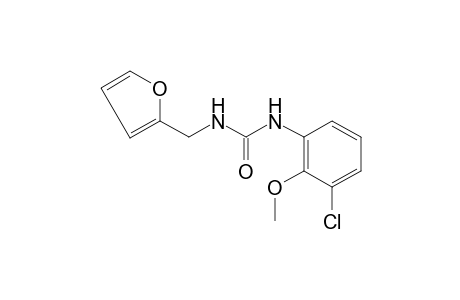 1-(3-chloro-2-methoxyphenyl)-3-furfurylurea