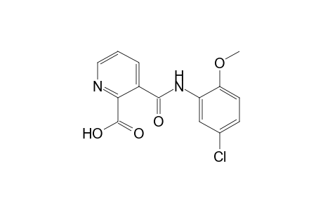 3-[(5-chloro-2-methoxyphenyl)carbamoyl]picolinic acid