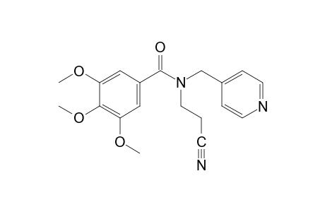 N-(2-cyanoethyl)-N-[(4-pyridyl)methyl]3,4,5-trimethoxybenzamide