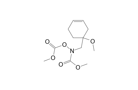 N,O-bis(methoxycarbonyl)-N-[(1-methoxy-3-cyclohexen-1-yl)methyl]hydroxylamine