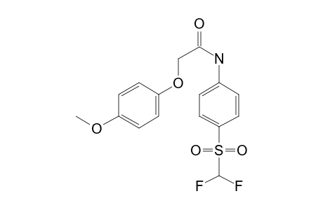 N-(4-Difluoromethylsulfonyl-phenyl)-2-(4-methoxy-phenoxy)-acetamide