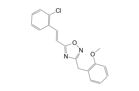 1,2,4-oxadiazole, 5-[(E)-2-(2-chlorophenyl)ethenyl]-3-[(2-methoxyphenyl)methyl]-