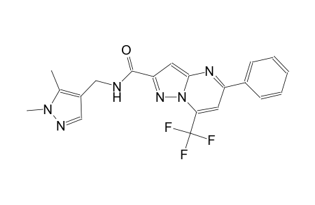 N-[(1,5-dimethyl-1H-pyrazol-4-yl)methyl]-5-phenyl-7-(trifluoromethyl)pyrazolo[1,5-a]pyrimidine-2-carboxamide