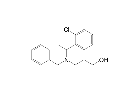 3-{[N-(2'-Chloro-.alpha.-methylbenzyl)-N-benzyl]amino}-1-propanol
