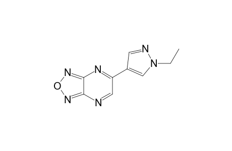 5-(1-Ethyl-1H-pyrazol-4-yl)[1,2,5]oxadiazolo[3,4-b]pyrazine