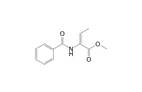 METHYL-(E)-2-(N-BENZOYLAMINO)-2-BUTENOATE;MINOR_ISOMER