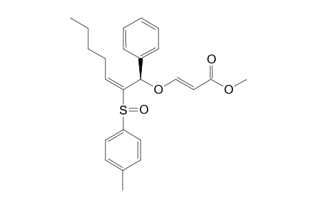 (+/-)-(E)-3-[(E)-1-PHENYL-2-(S(S))-(PARA-TOLYLSULFINYL)-HEPT-2-EN-1-(R)-OXY]-METHYL-ACRYLATE