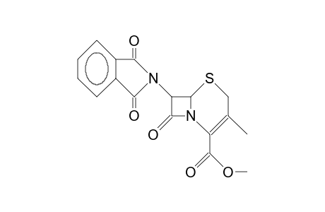 7b-Phthalimido-3-methyl-cephem-3-ic 4-acid, methyl ester