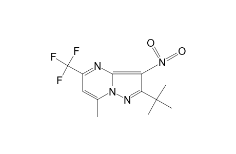 2-tert-butyl-7-methyl-3-nitro-5-(trifluoromethyl)pyrazolo[1,5-a]pyrimidine