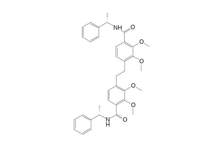 1,2-bis{4'-[.alpha.-Methylbenzyl)aminocarbonyl]-2',3'-dimethoxyphenyl]-ethane