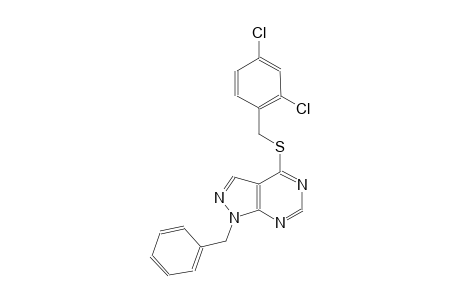 1-benzyl-4-[(2,4-dichlorobenzyl)sulfanyl]-1H-pyrazolo[3,4-d]pyrimidine