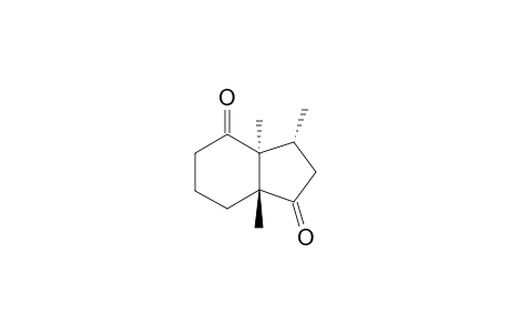 (1.alpha.,6.beta.,9.alpha.)-1,6,9-trimethyl-bicyclo[4.3.0]nonane-2,7-dione