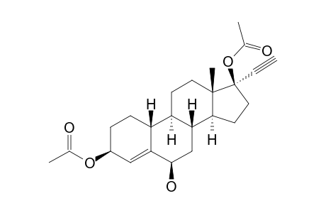 17-ALPHA-ETHYNYL-ESTR-4-EN-3-BETA,17-BETA-DIACETOXY-6-BETA-OL