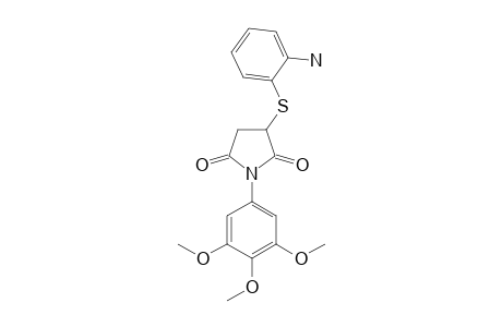 2-[(o-aminophenyl)thio]-N-(3,4,5-trimethoxyphenyl)succinimide