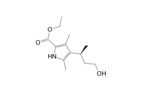 4-[(1S)-3-hydroxy-1-methyl-propyl]-3,5-dimethyl-1H-pyrrole-2-carboxylic acid ethyl ester