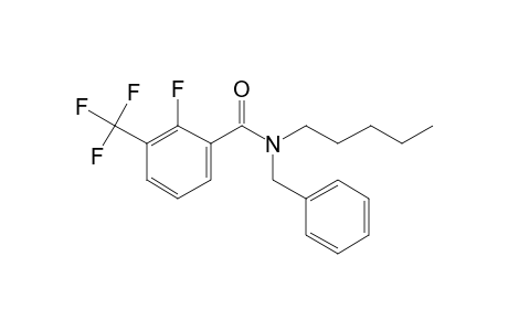 Benzamide, 2-fluoro-3-trifluoromethyl-N-benzyl-N-pentyl-