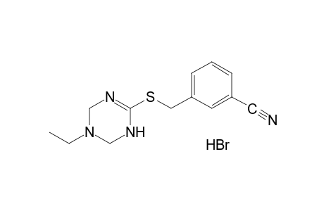 alpha-[(5-ethyl-1,4,5,6-tetrahydro-s-triazin-2-yl)thio]-m-tolunitrile, monohydrobromide