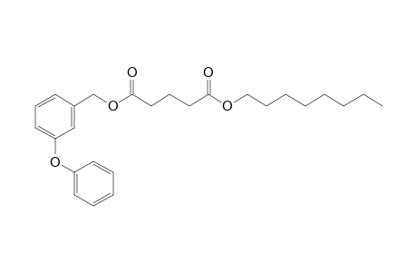 Glutaric acid, octyl 3-phenoxybenzyl ester