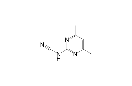 4,6-dimethyl-2-pyrimidinecarbamonitrile