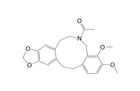 6-Acetyl-5,6,7,8,14,15-hexahydro-3,4-dimethoxy-benzo[e][1,3]dioxolo[4,5-k][3]benzazecine