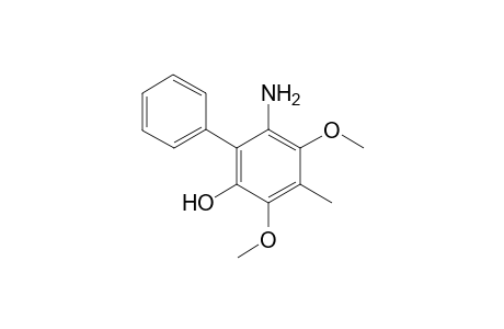 6-amino-3,5-dimethoxy-4-methyl-[1,1'-biphenyl]-2-ol