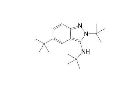 2,5-bis(t-Butyl)-3-{N-(t-butyl)amino]-2H-indazole