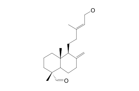 (1R,4ar,5S)-5-[(E)-5-Hydroxy-3-methylpent-3-enyl]-1,4A-dimethyl-6-methylidene-3,4,5,7,8,8A-hexahydro-2H-naphthalene-1-carbaldehyde