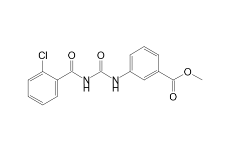 m-[3-(o-Chlorobenzoyl)ureido]benzoic acid, methyl ester